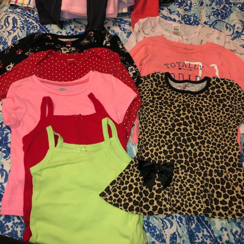 Toddler Girl Top and Bodysuit Bundle 24M